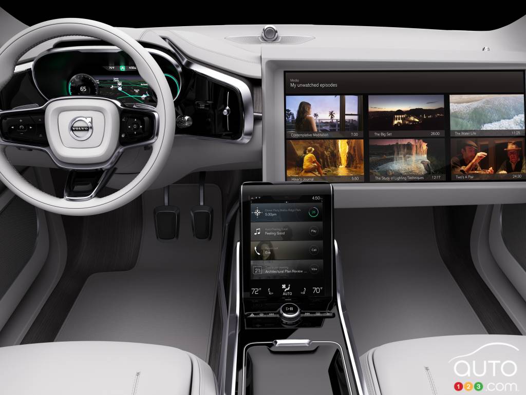 Le prototype de véhicule autonome de Volvo